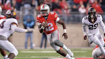COLUMBUS, OH - NOVEMBER 7: Quarterback Cardale Jones