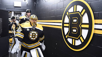 BOSTON, MA - APRIL 8: Anton Khudobin