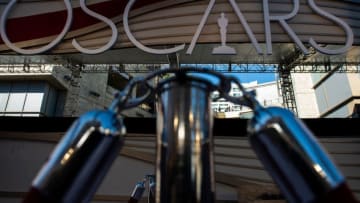 Preparations for the 91st Oscars red carpet are underway on Hollywood Boulevard, February 22, 2019 in Hollywood, California. - The Academy Awards will be held February 24 2019 at the Dolby Theatre. (Photo by Andrew CABALLERO-REYNOLDS / AFP) (Photo credit should read ANDREW CABALLERO-REYNOLDS/AFP/Getty Images)