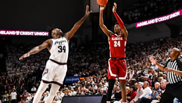 Alabama Crimson Tide forward Brandon Miller Credit: Maria Lysaker-USA TODAY Sports