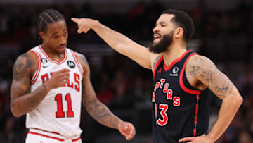 DeMar DeRozan, Fred VanVleet, Chicago Bulls (Photo by Michael Reaves/Getty Images)