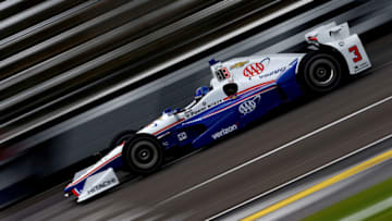 FORT WORTH, TX - JUNE 09: Helio Castroneves, driver of the #3 AAA Insurance Team Penske Chevrolet (Photo by Sarah Crabill/Getty Images)