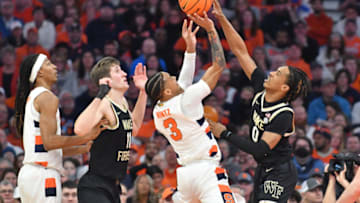 Syracuse basketball, Judah MIntz (Mandatory Credit: Mark Konezny-USA TODAY Sports)