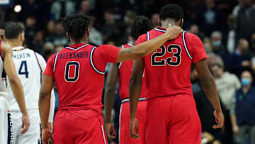 St. John's basketball guard Posh Alexander and Montez Mathis (David Butler II-USA TODAY Sports)