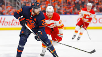 Edmonton Oilers take on the Calgary Flames in game 5. Mandatory Credit: Perry Nelson-USA TODAY Sports