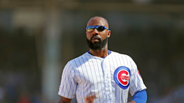 CHICAGO, ILLINOIS - AUGUST 02: Jason Heyward #22 of the Chicago Cubs during the game against the Milwaukee Brewers at Wrigley Field on August 02, 2019 in Chicago, Illinois. (Photo by Nuccio DiNuzzo/Getty Images)