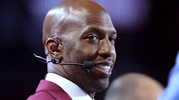 NEW YORK, NEW YORK - JUNE 20: Commentator Chauncey Billups looks on during the 2019 NBA Draft at the Barclays Center on June 20, 2019 in the Brooklyn borough of New York City. NOTE TO USER: User expressly acknowledges and agrees that, by downloading and or using this photograph, User is consenting to the terms and conditions of the Getty Images License Agreement. (Photo by Sarah Stier/Getty Images)