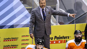 Alain Vigneault, Philadelphia Flyers (Photo by Elsa/Getty Images)
