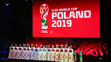 GDYNIA, POLAND - FEBRUARY 24: A general view of the drawing ceremonies for the FIFA U-20 World Cup Poland 2019 on February 24, 2019 in Gdynia, Poland. (Photo by Piotr Matusewicz/PressFocus/MB Media/Getty Images)