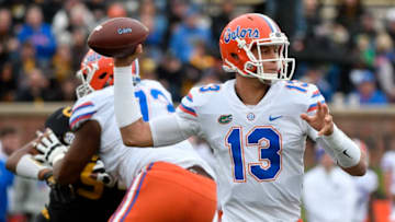 COLUMBIA, MO - NOVEMBER 4: Florida Gators quarterback Feleipe Franks