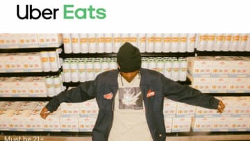 Travis Scott and Uber Eats exclusive Cacti merchandise, photo provided by Uber Eats