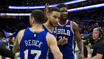 Ben Simmons, Joel Embiid | Philadelphia 76ers (Photo by Mitchell Leff/Getty Images)