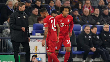 Corentin Tolisso and Joshua Zirkzee could be playing football away from Bayern Munich in Turin next season. (Photo by Jeroen Meuwsen/Soccrates/Getty Images)