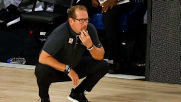 LAKE BUENA VISTA, FLORIDA - AUGUST 30: Nick Nurse of the Toronto Raptors (Photo by Kevin C. Cox/Getty Images)