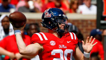 OXFORD, MS - SEPTEMBER 9: Quarterback Shea Patterson