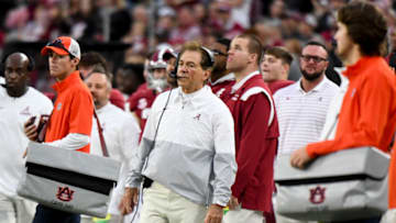 Auburn's BSS page responded to Nick Saban's complaints about Alabama's fixed SEC opponents by citing the grueling annual Auburn football schedule Mandatory Credit: Gary Cosby Jr.-USA TODAY Sports