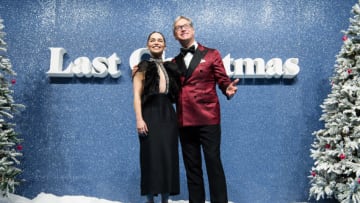 LONDON, ENGLAND - NOVEMBER 11: (L-R) Emilia Clarke and director Paul Feig attend the "Last Christmas" UK Premiere at BFI Southbank on November 11, 2019 in London, England. (Photo by Jeff Spicer/Getty Images)