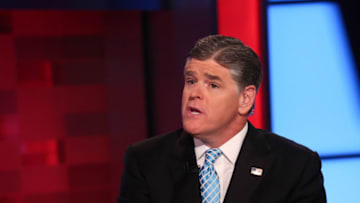NEW YORK, NY - MAY 11: Sean Hannity appears on FOX News Channel's 'Hannity' at FOX Studios on May 11, 2015 in New York City. (Photo by Rob Kim/Getty Images)