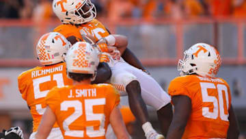 KNOXVILLE, TN - OCTOBER 15: Alvin Kamara