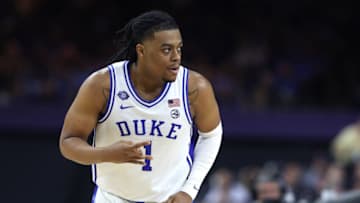 Duke basketball guard Trevor Keels (Photo by Tom Pennington/Getty Images)