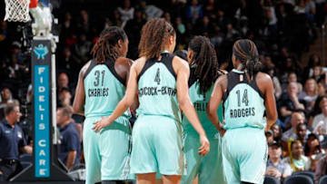 June 4, 2017: The New York Liberty vs the Phoenix Mercury at Madison Square Garden in New York City.