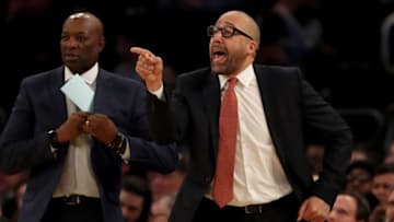 David Fizdale, New York Knicks. (Photo by Elsa/Getty Images)