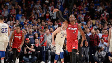 PHILADELPHIA, PA - APRIL 16: Dwyane Wade