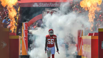 KANSAS CITY, MO - SEPTEMBER 11: Inside linebacker Derrick Johnson