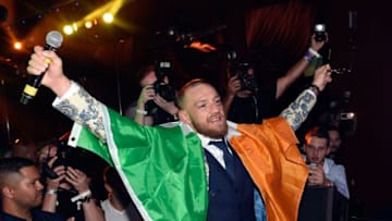 LAS VEGAS, NV - AUGUST 27: Conor McGregor attends his after fight party and his Wynn Nightlife residency debut at the Encore Beach Club at Night at Wynn Las Vegas on August 27, 2017 in Las Vegas, Nevada. (Photo by David Becker/Getty Images for Wynn Nightlife)