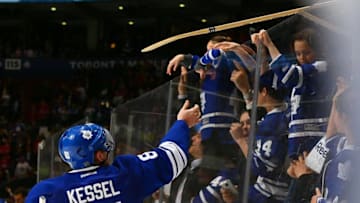 Phil Kessel of the Toronto Maple Leafs (Photo by Abelimages/Getty Images)