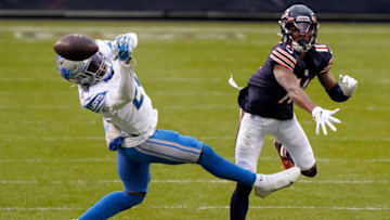 Detroit Lions cornerback Amani Oruwariye (Mandatory Credit: Mike Dinovo-USA TODAY Sports)