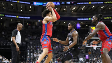 Cade Cunningham #2 of the Detroit Pistons (Photo by Thearon W. Henderson/Getty Images)