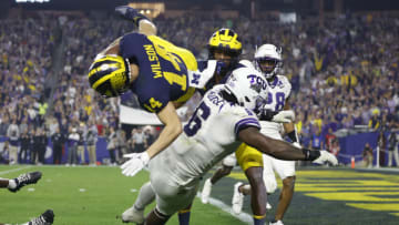 Roman Wilson, Michigan Wolverines, TCU Horned Frogs. (Photo by Chris Coduto/Getty Images)