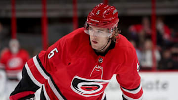 RALEIGH, NC - MARCH 4: Noah Hanifin