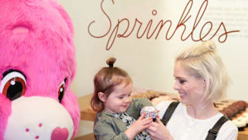 NEW YORK, NY - JANUARY 21: Coco Rocha and daughter Ioni James Conrad attend Carebears