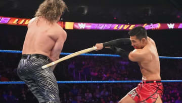 Akira Tozawa and The Brian Kendrick faced off on the October 11, 2019 edition of WWE 205 Live. Photo: WWE.com