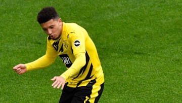 Jadon Sancho (Photo by MARTIN MEISSNER/POOL/AFP via Getty Images)