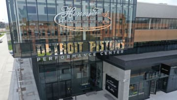 DETROIT, MI - APRIL 28: General view of the Henry Ford Detroit Pistons Performance Center on April 28, 2020 in Detroit, Michigan. The NBA recently announced the possibility of re-opening team practice facilities as early as May 8. (Photo by Gregory Shamus/Getty Images)
