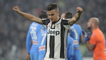 Paulo Dybala of Juventus during the Italian Football Cup Tim Cup 2016-2017 match between FC Juventus and SSC Napoli at Juventus Stadium on February 28, 2017 in Turin, Italy. (Photo by Omar Bai/NurPhoto via Getty Images) (Photo by Omar Bai/NurPhoto via Getty Images)