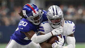 Janoris Jenkins, New York Giants. Ezekiel Elliott, Dallas Cowboys. (Photo by Richard Rodriguez/Getty Images)