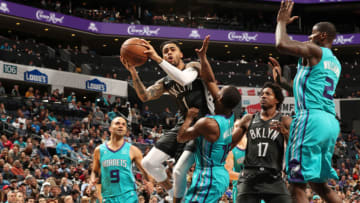 Brooklyn Nets D'Angelo Russell. Mandatory Copyright Notice: Copyright 2019 NBAE (Photo by Kent Smith/NBAE via Getty Images)