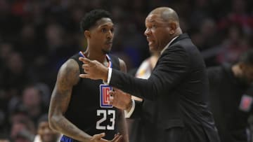 Lou Williams, Doc Rivers (Photo by John McCoy/Getty Images)
