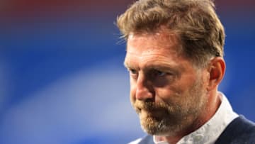 CARDIFF, WALES - JULY 27: Ralph Hasenhuttl the head coach / manager of Southampton during the Pre-Season Friendly match between Cardiff City and Southampton at Cardiff City Stadium on July 27, 2021 in Cardiff, Wales. (Photo by Matthew Ashton - AMA/Getty Images)