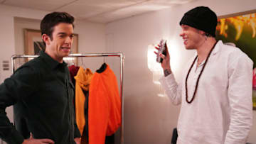 John Mulaney and Pete Davidson for Saturday Night Live (Photo by: Rosalind O'Connor/NBC)