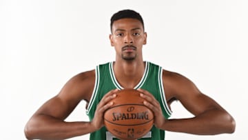 BOSTON, MA - SEPTEMBER 26: Jordan Mickey