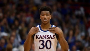 KANSAS BASKETBALL. (Photo by Ed Zurga/Getty Images)