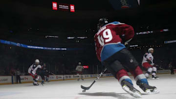 DENVER, CO - FEBRUARY 05: Samuel Girard #49 of the Colorado Avalanche skates against the Columbus Blue Jackets at the Pepsi Center on February 5, 2019 in Denver, Colorado. The Blue Jackets defeated the Avalanche 6-3. (Photo by Michael Martin/NHLI via Getty Images)