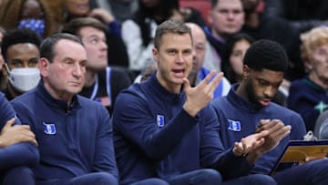 Duke basketball coaches (Photo by Andy Lyons/Getty Images)