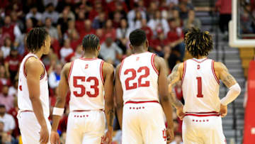 Indiana Hoosiers players. (Photo by Justin Casterline/Getty Images)