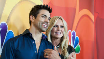 BEVERLY HILLS, CA - JULY 27: Eddie Judge and Tamra Barney arrives at the NBCUniversal's "2013 Summer TCA Tour" at The Beverly Hilton Hotel on July 27, 2013 in Beverly Hills, California. (Photo by Valerie Macon/Getty Images)